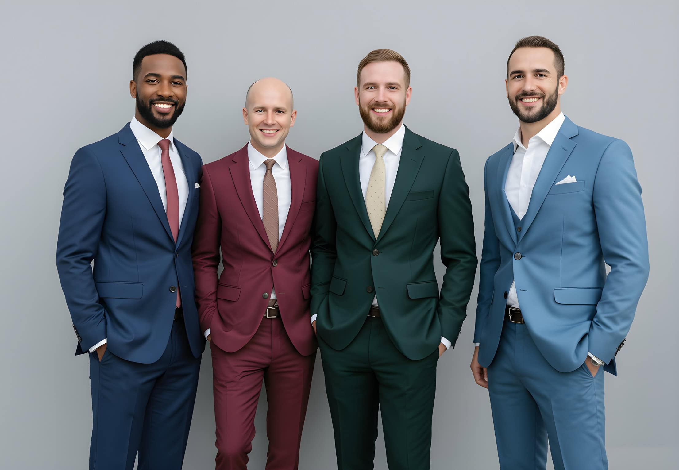 men in colorful suits men in colorful suits