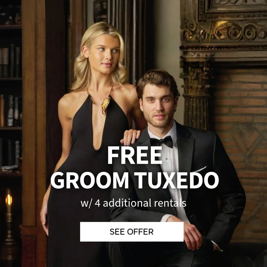 free groom tuxedo rental