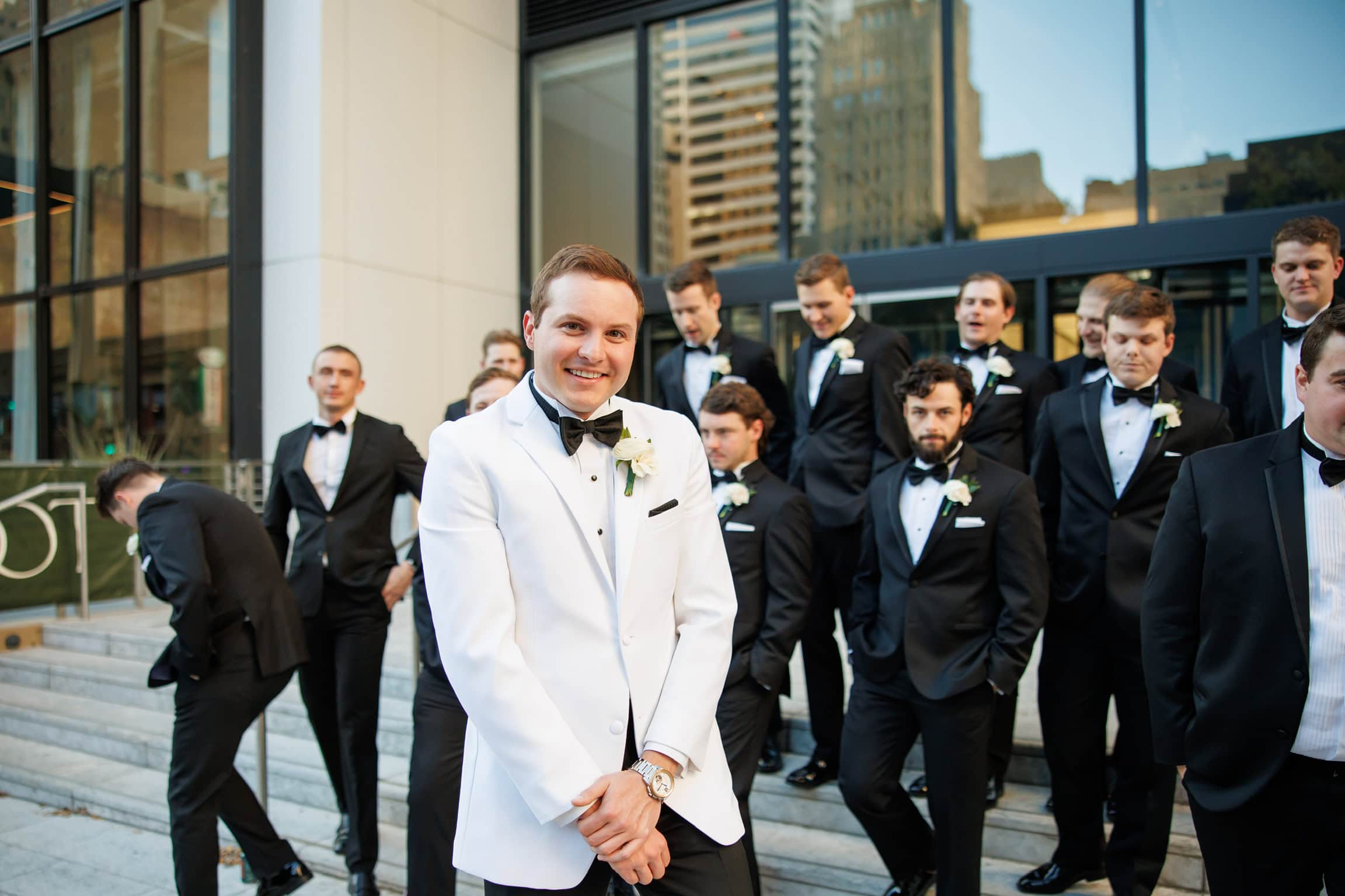 White Roma Tuxedo