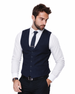 Coatless Tuxedo on a model, alternate view 1