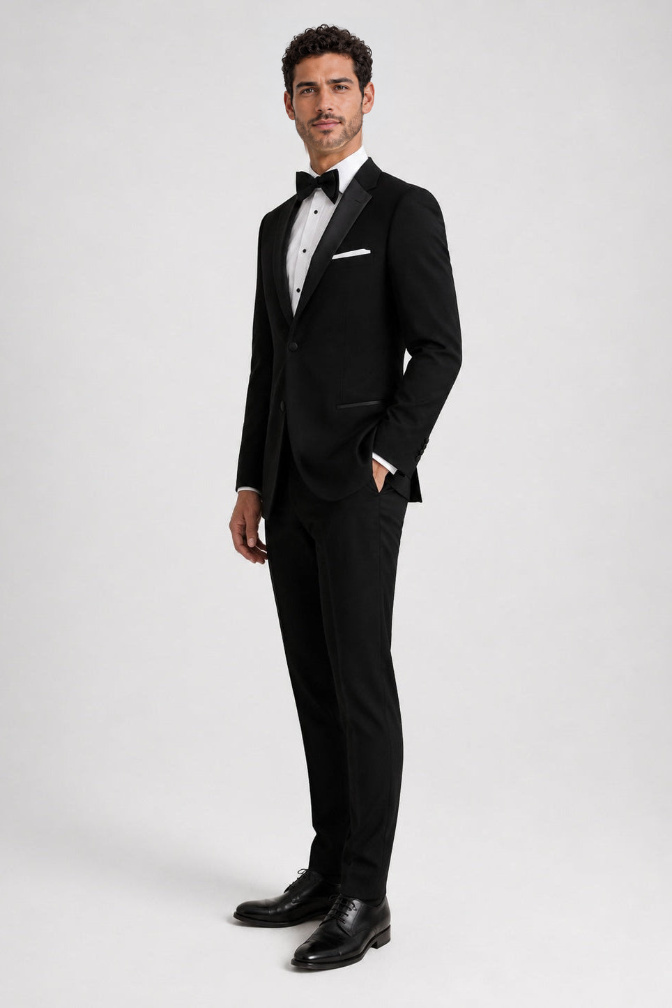 ntr-f06-p04-a418d2d7a986 | National Tuxedo Rentals Black Barcelona Tuxedo on a model, alternate view 2