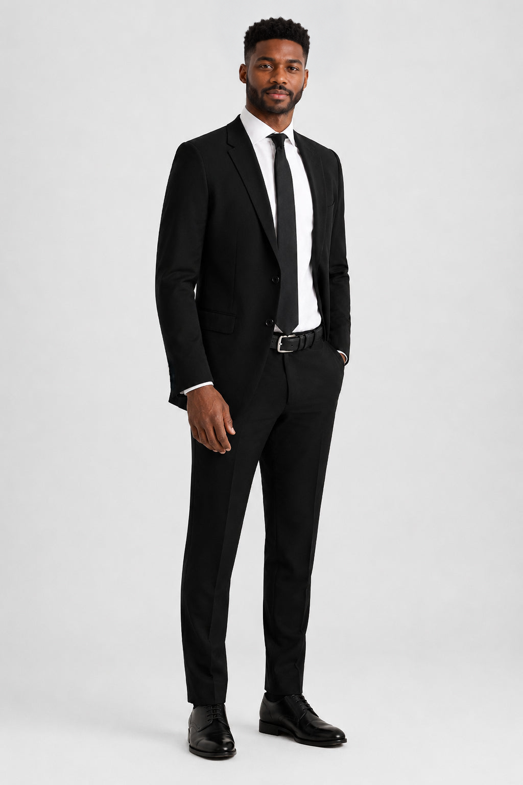 ntr-f17-p08-b13bc193edab | National Tuxedo Rentals Black Suit on a model, alternate view 4