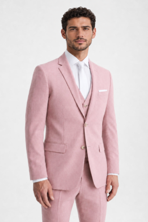 Model wearing the Rose Suit