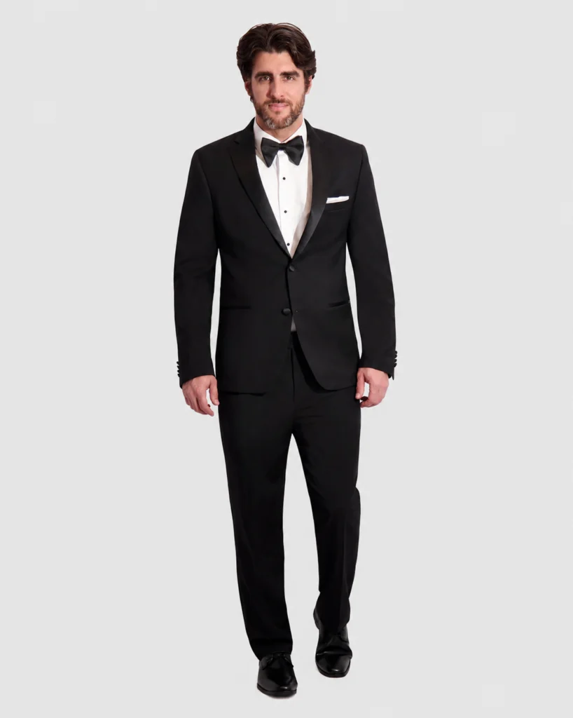 ntr-grey-20261007-5871-db9ea138f68d | National Tuxedo Rentals Black Heritage Tuxedo Rental on a light grey background