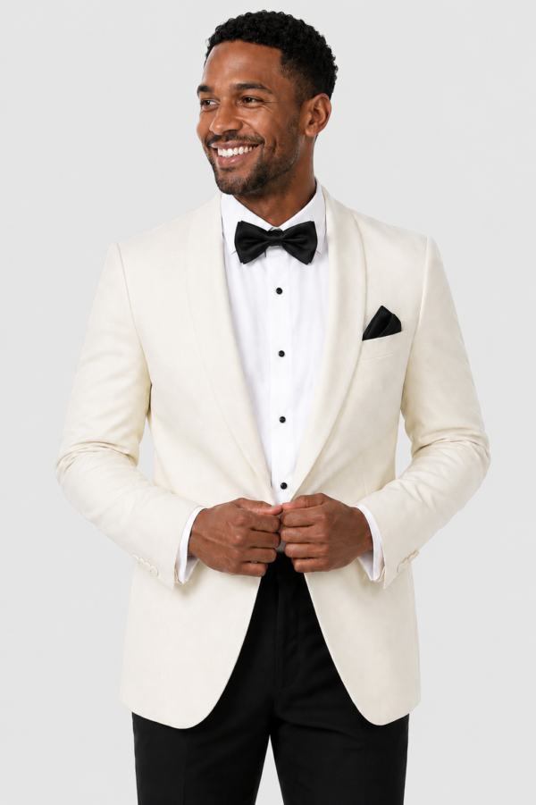 ntr-grey-20261007-5890-aa5f94ba258a | National Tuxedo Rentals Ivory Premiere Tuxedo Rental on a light grey background